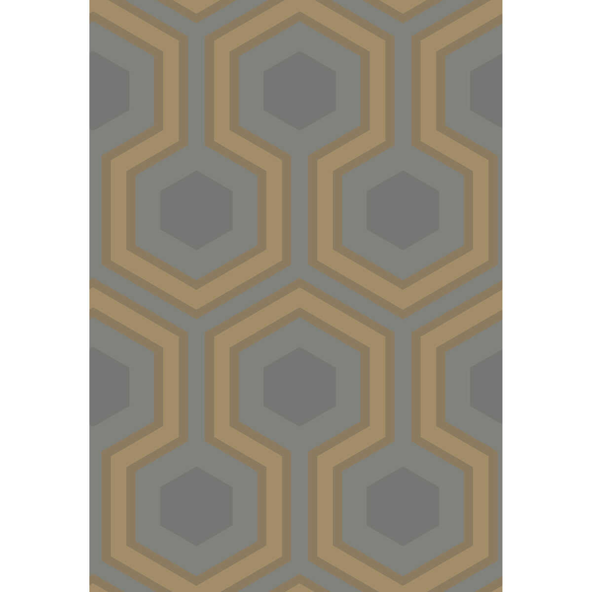 Hicks Grand - Slate/Bron - COLE & SON Wallpaper