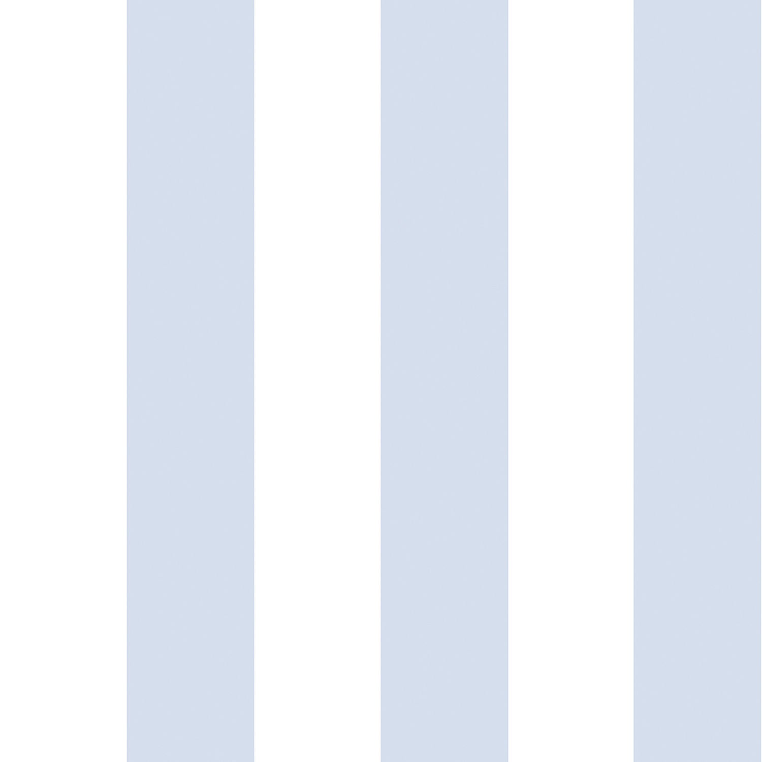 Glastonbury Str - Pale Bl & Wt - Cole & Son Wallpaper