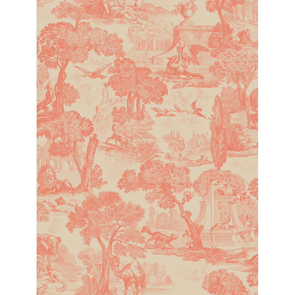 Versailles Wp - Coral - Cole & Son Wallpaper