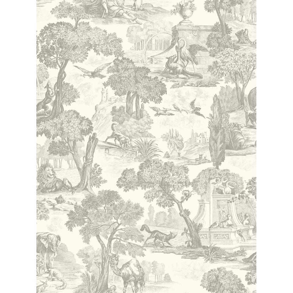 Versailles Wp - Charcoal - Cole & Son Wallpaper