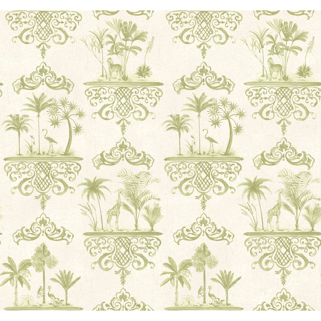 Rousseau - Old Olive - Cole & Son Wallpaper