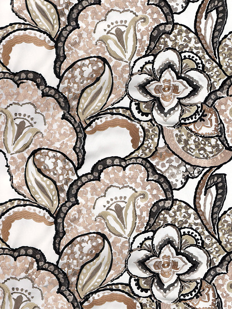 Tiffany'S Embroidery - Cream Tan