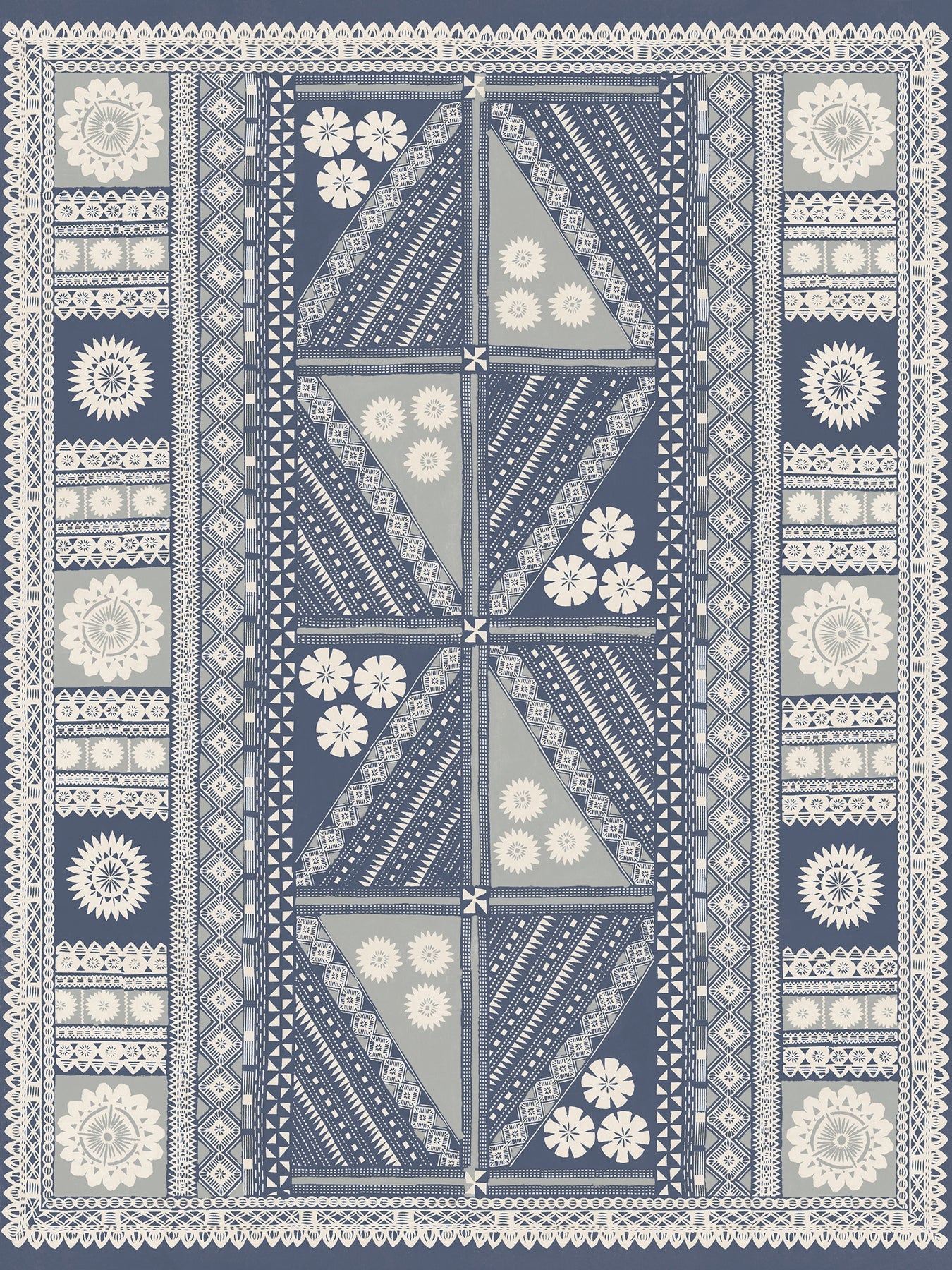 Tapa Mural - Indigo - York Wallcoverings - AB3058M