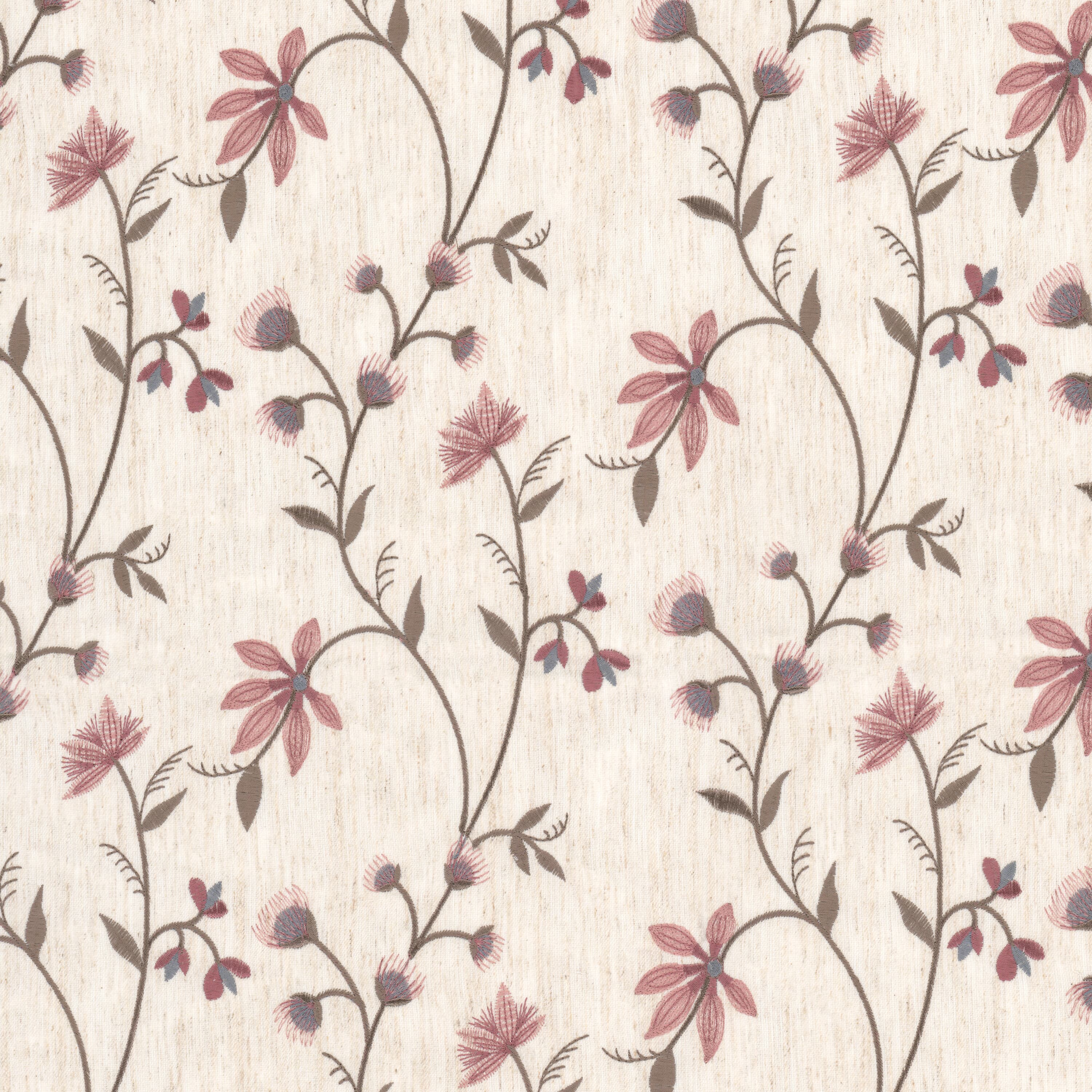 ACANTHUS-1-RASPBERRY-STOUT-TEXTILES - Stout Textiles Fabric