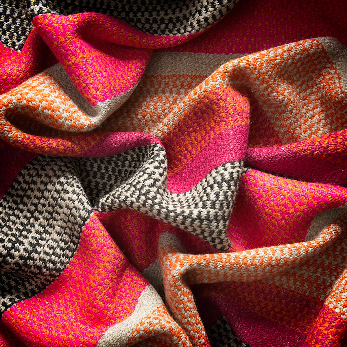 Llama - Orange - KRAVET COUTURE Fabric