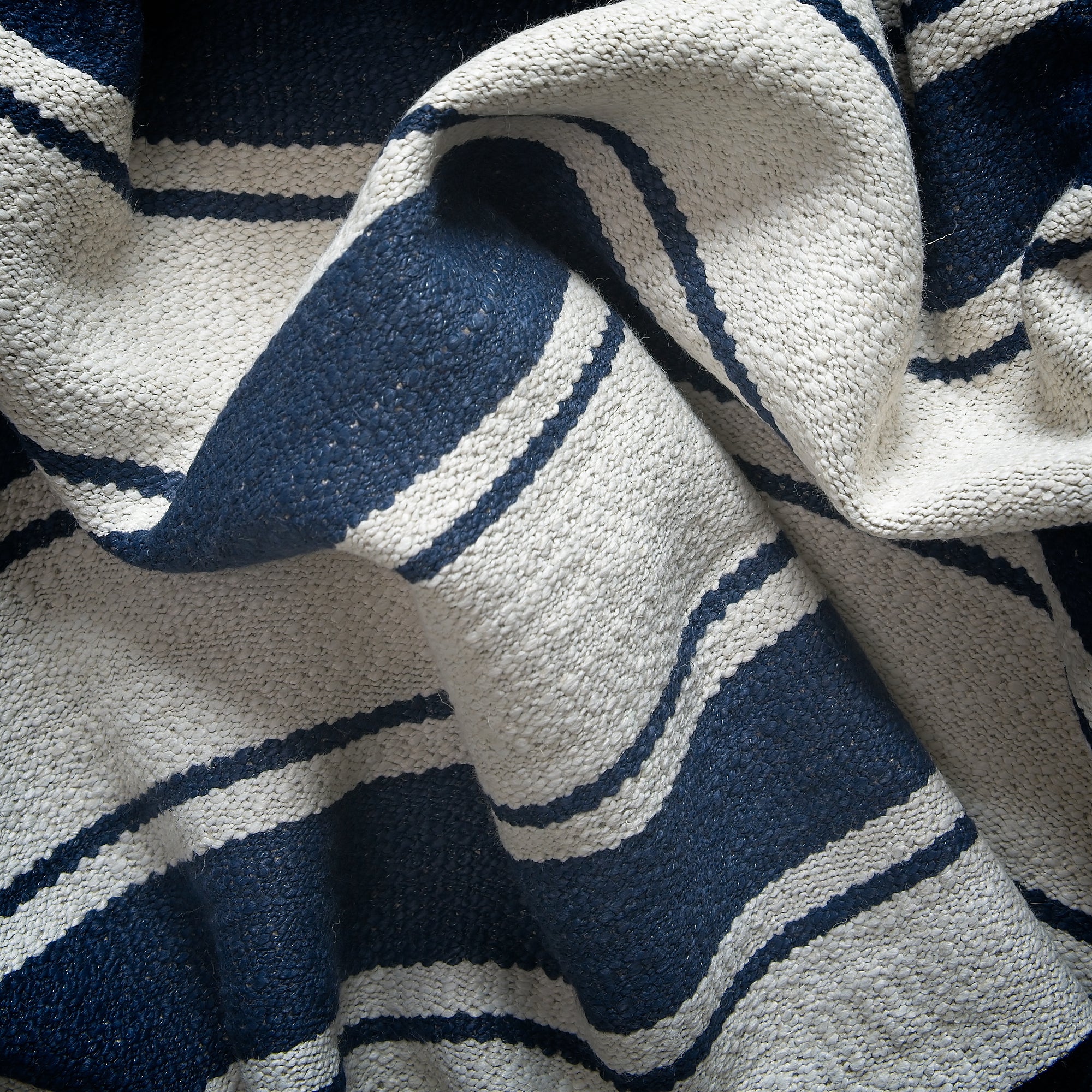 Mountain Stripe - Navy - Kravet Couture Fabric