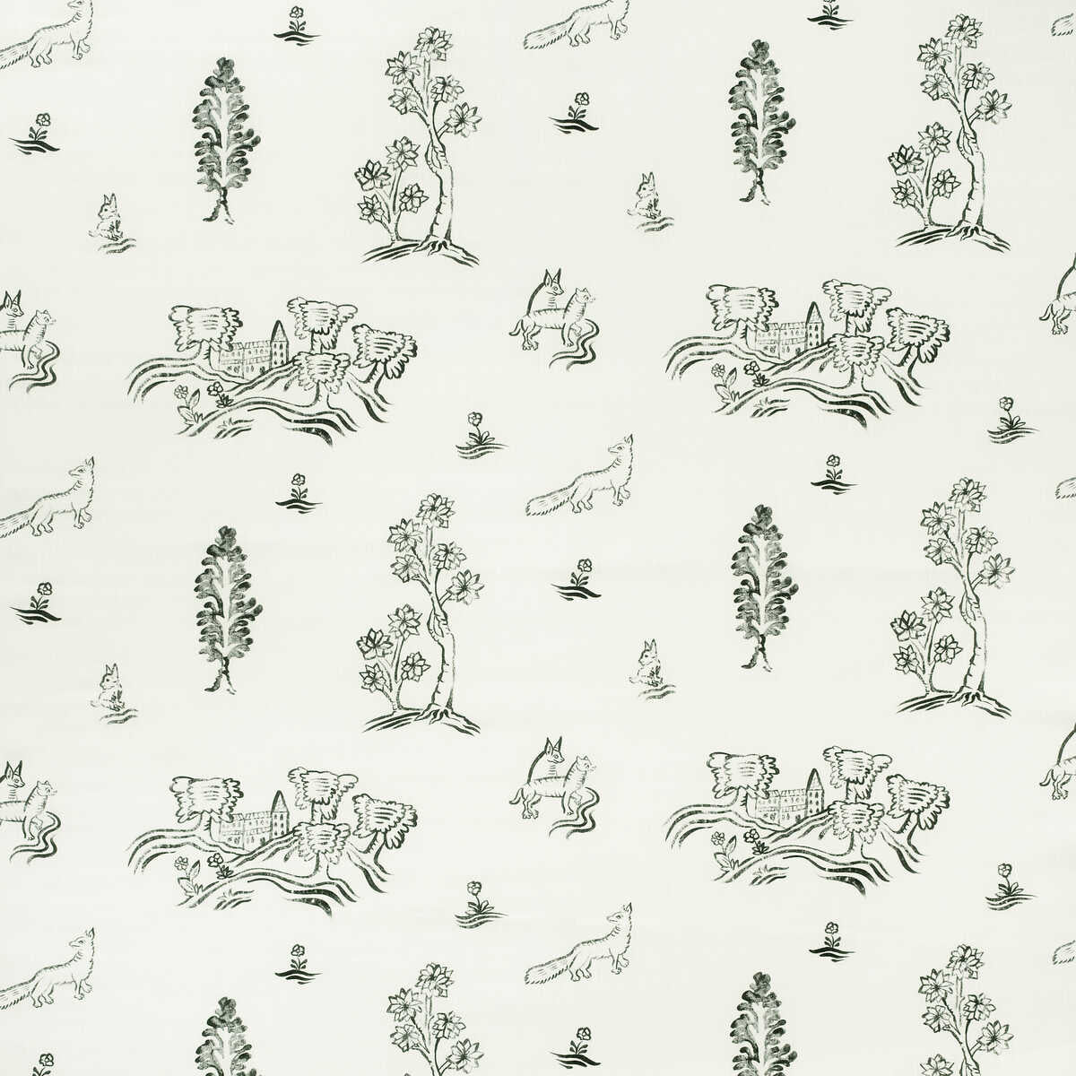 Friendly Folk Outdoor - Dusk - KRAVET COUTURE Fabric