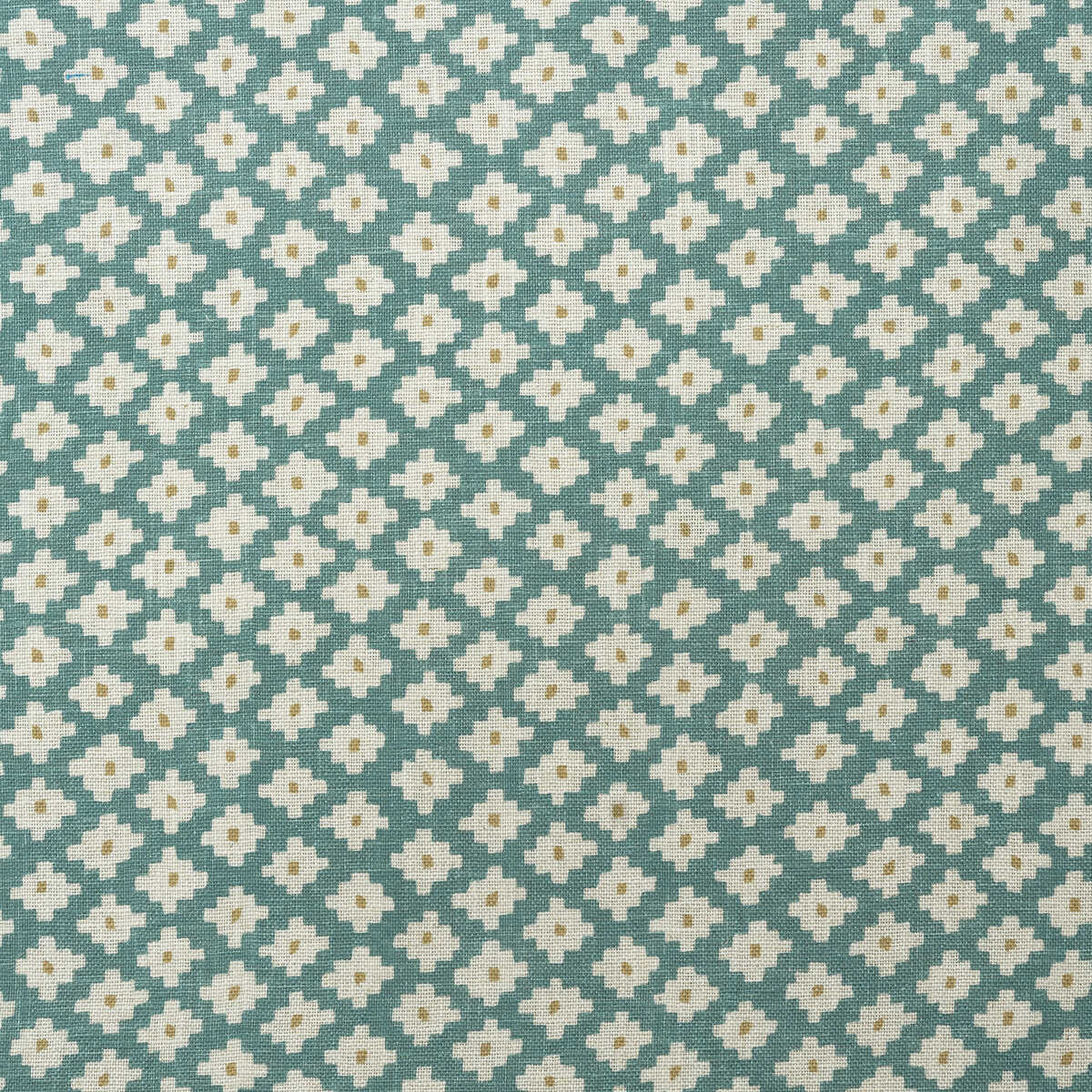 Maze - Turquoise - KRAVET COUTURE Fabric