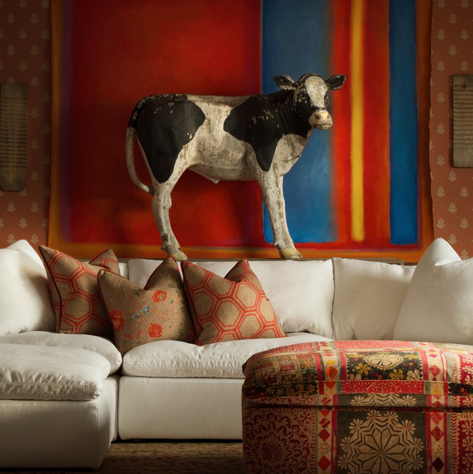 Courtyard - Multi - Kravet Couture Fabric