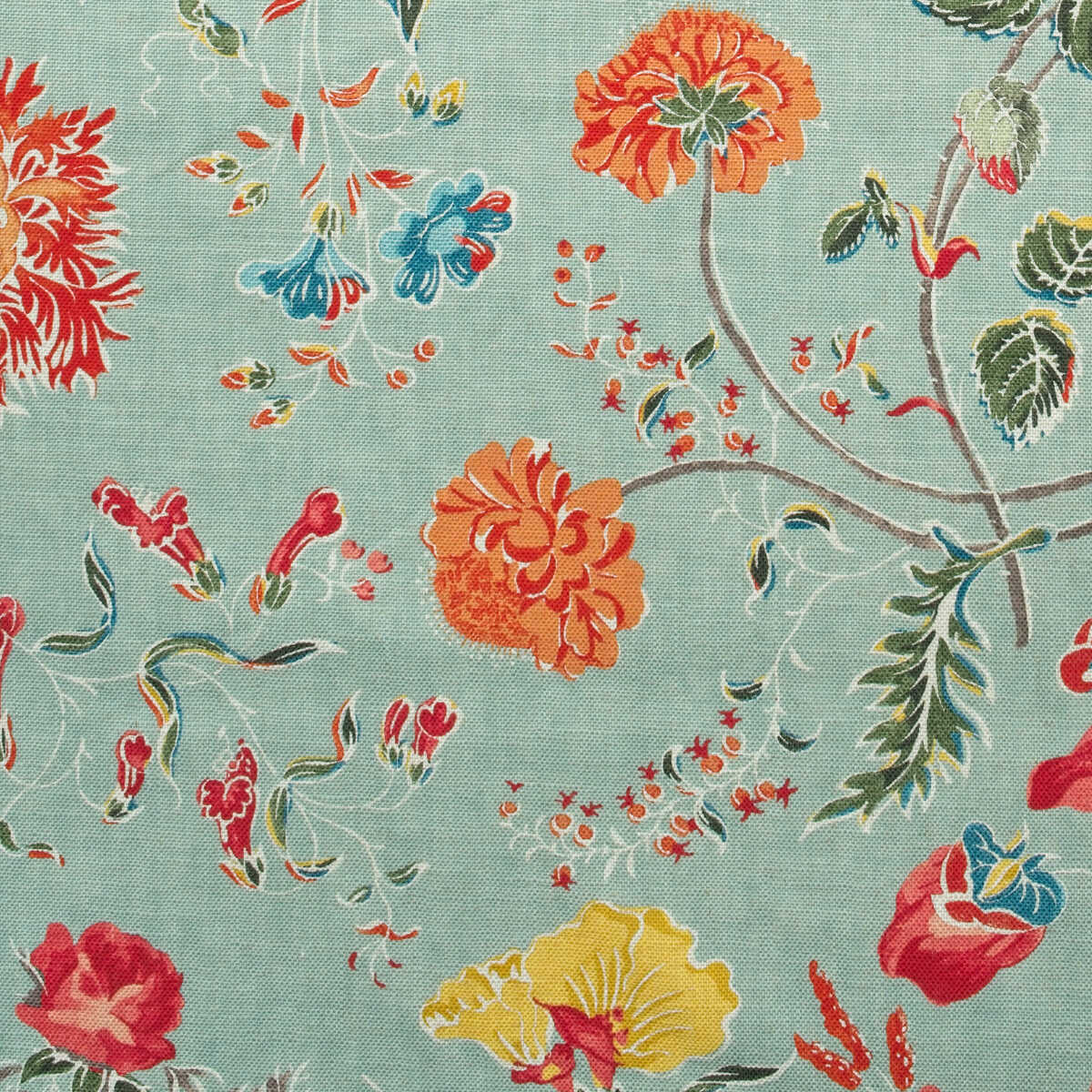 Wild Wood - Duck Egg - KRAVET COUTURE Fabric