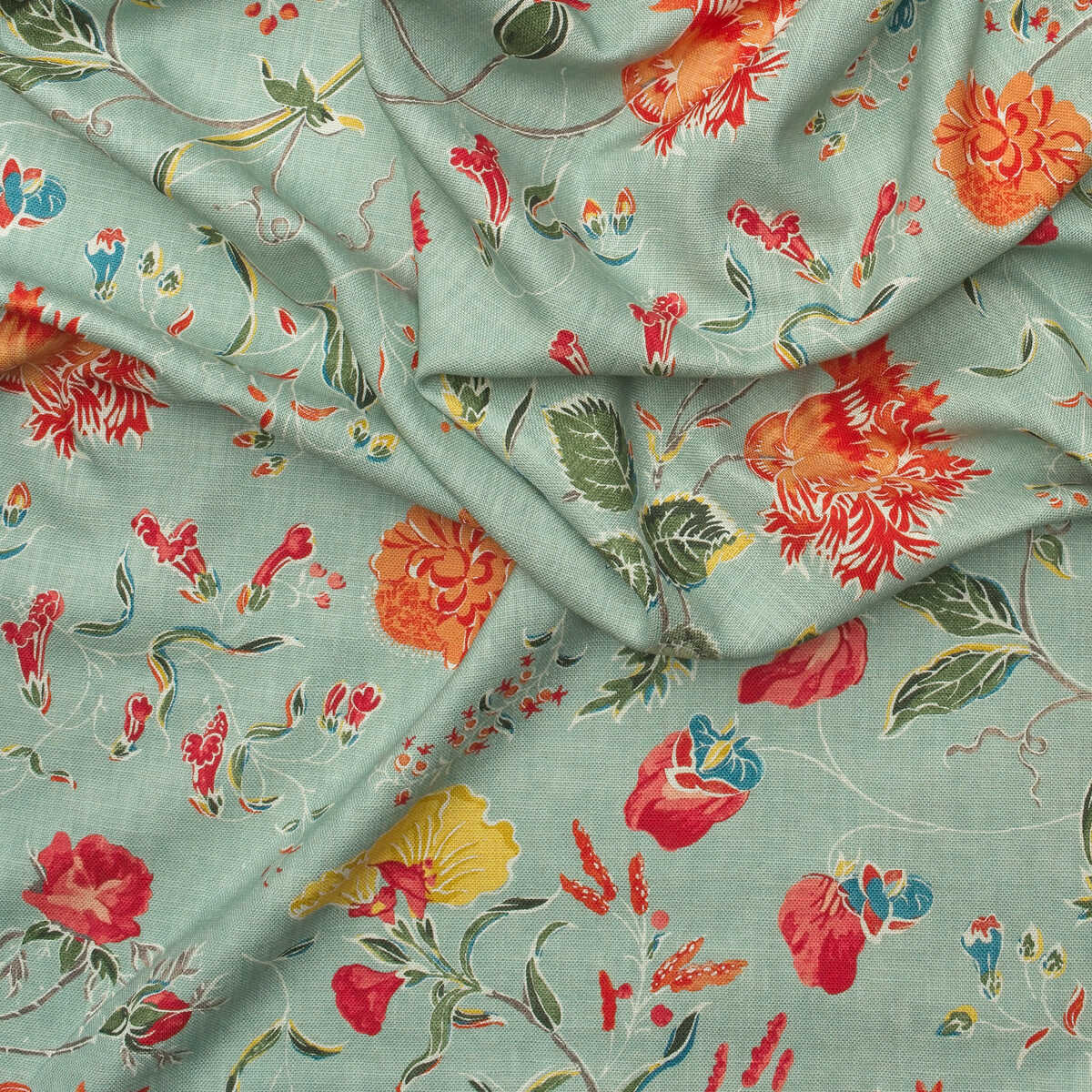 Wild Wood - Duck Egg - KRAVET COUTURE Fabric