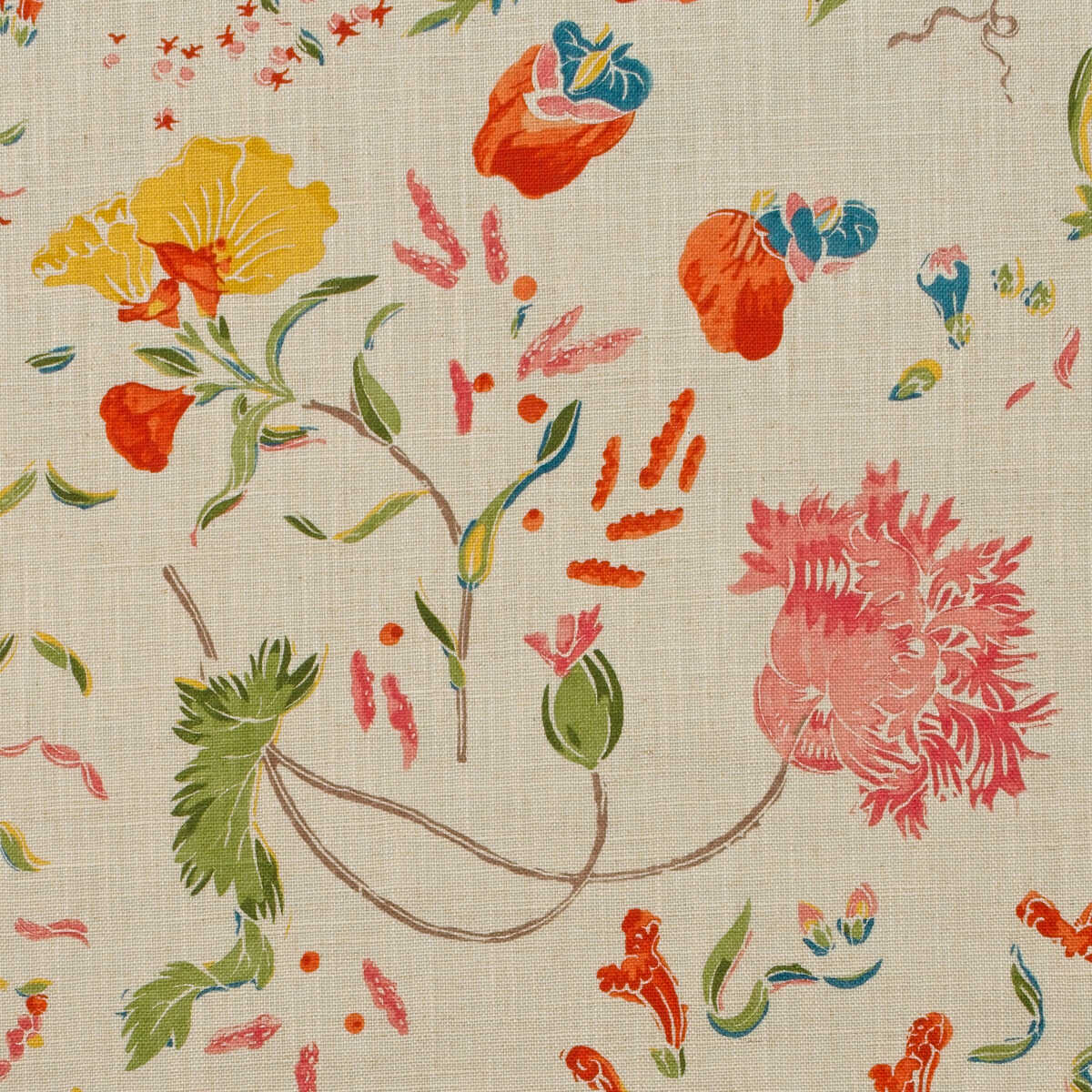 Wild Wood - Ivory - KRAVET COUTURE Fabric
