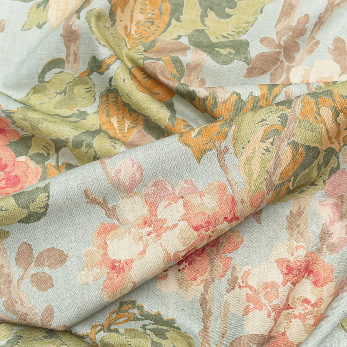 Midsummer - Sky - KRAVET COUTURE Fabric