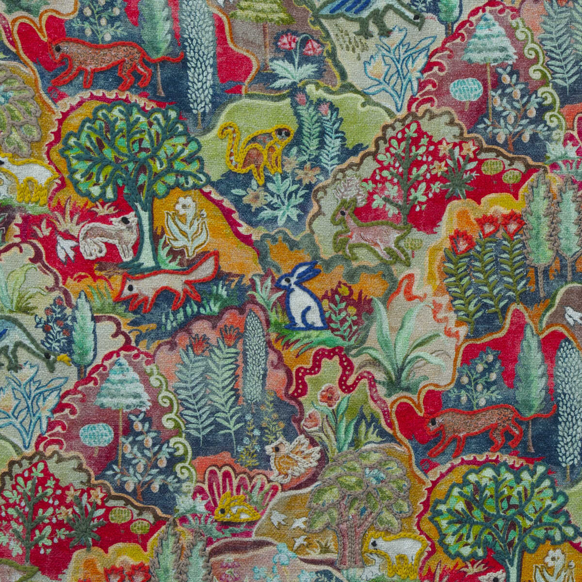 Forest - Multi - KRAVET COUTURE Tela