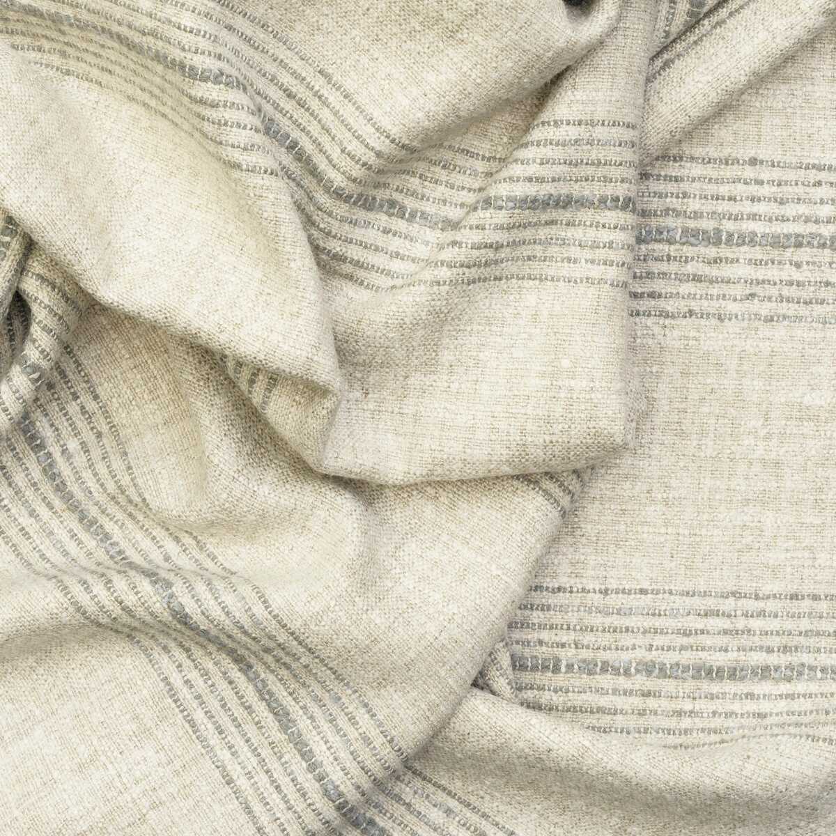 Atrani Stripe - Silver - KRAVET COUTURE Tela