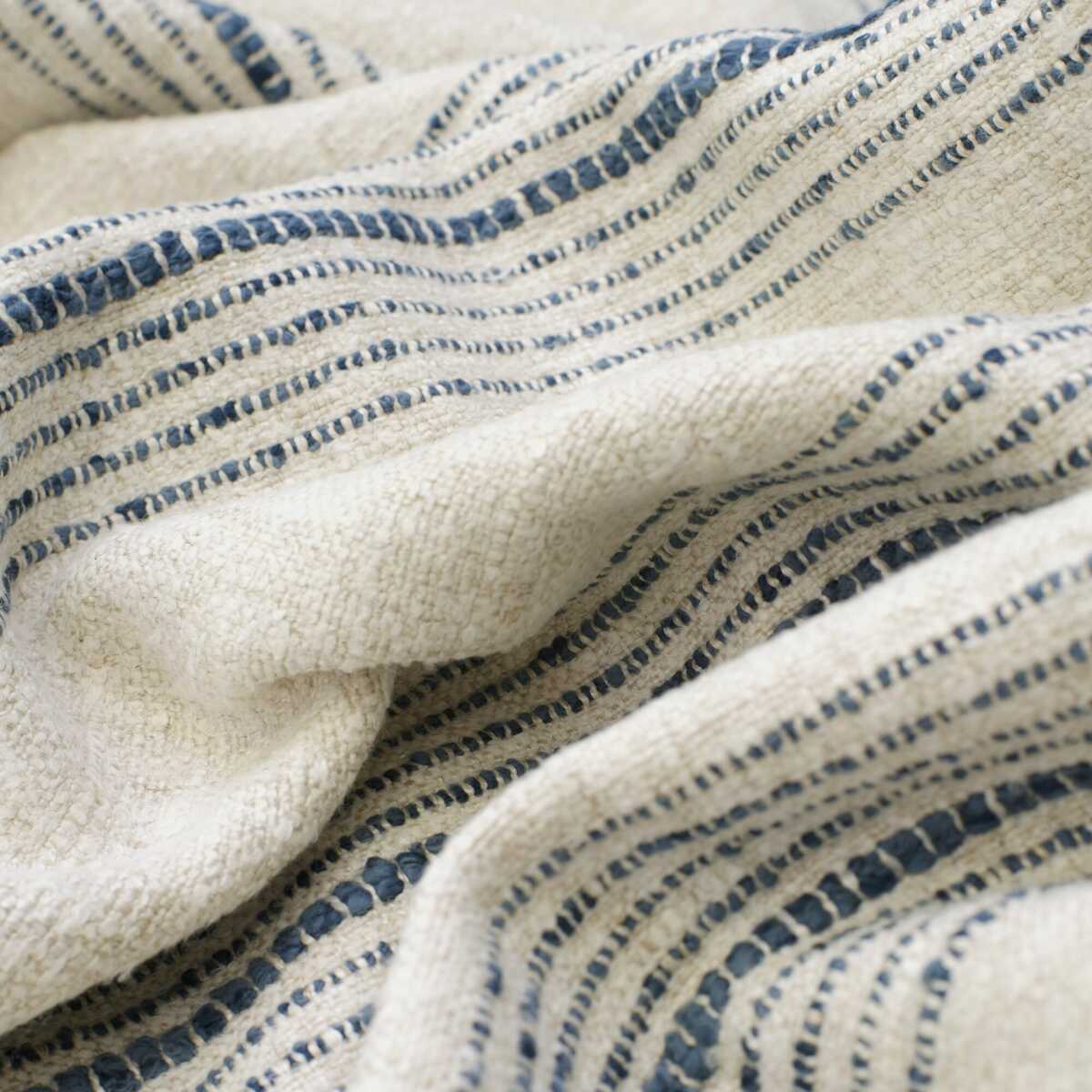 Atrani Stripe - Navy - KRAVET COUTURE Tela