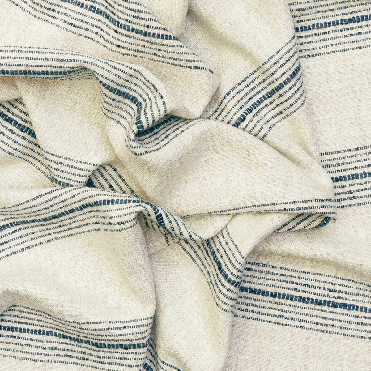 Atrani Stripe - Navy - KRAVET COUTURE Tela