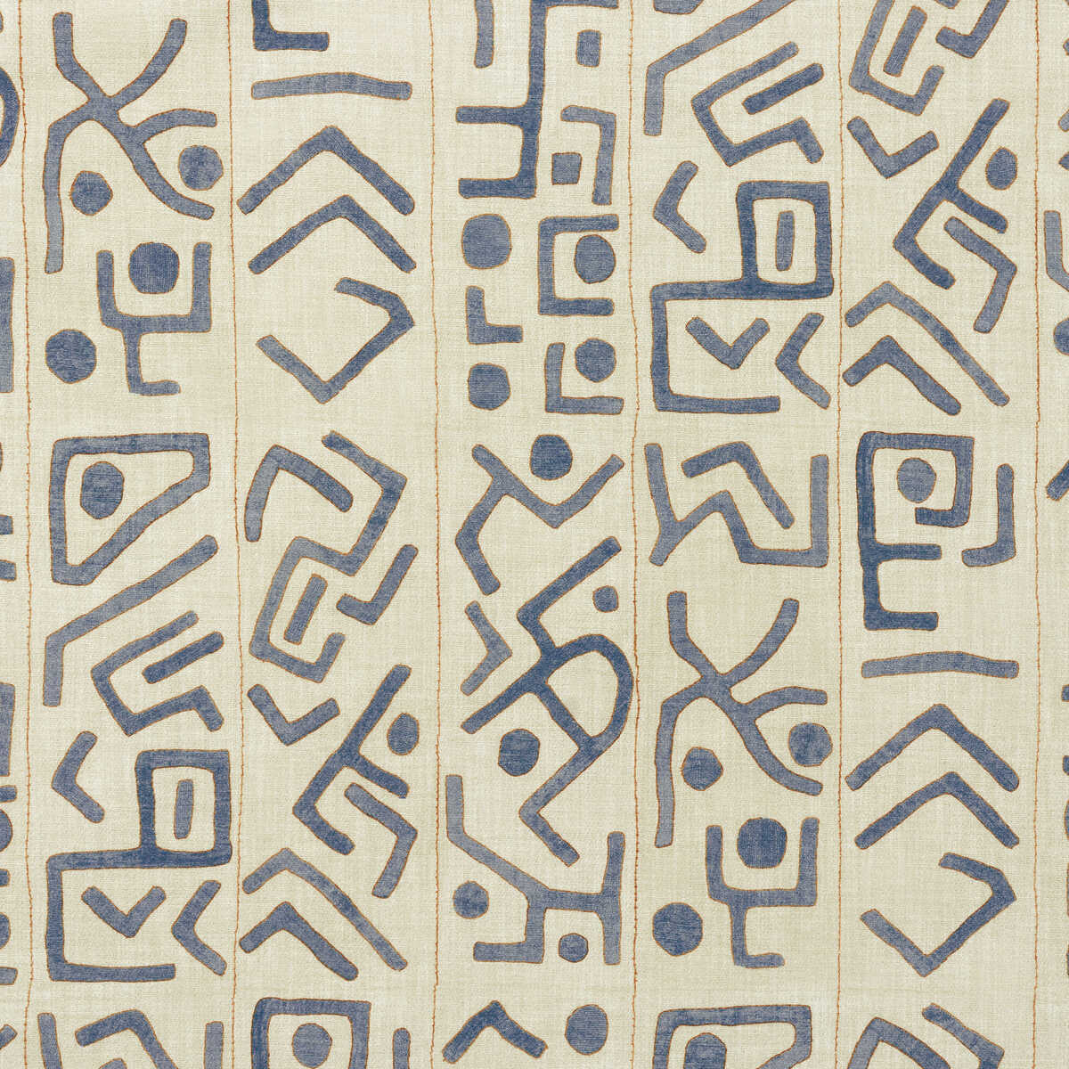 Trojan Outdoor - Denim - KRAVET COUTURE Fabric
