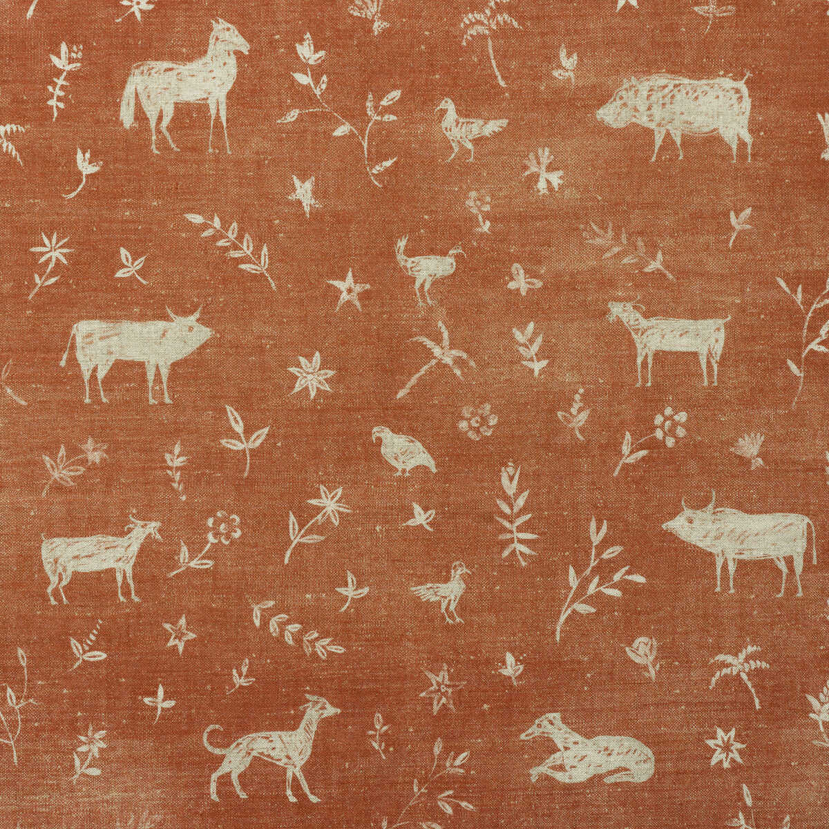 Avebury - Brick - KRAVET COUTURE Tela