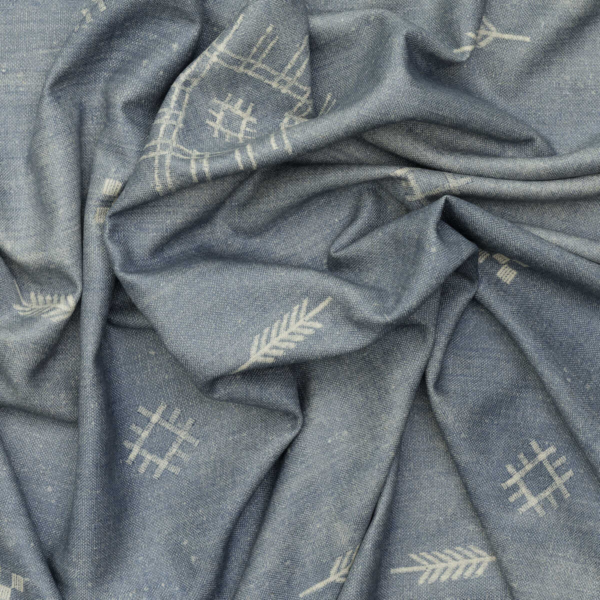 Jericho - Denim - KRAVET COUTURE Tela
