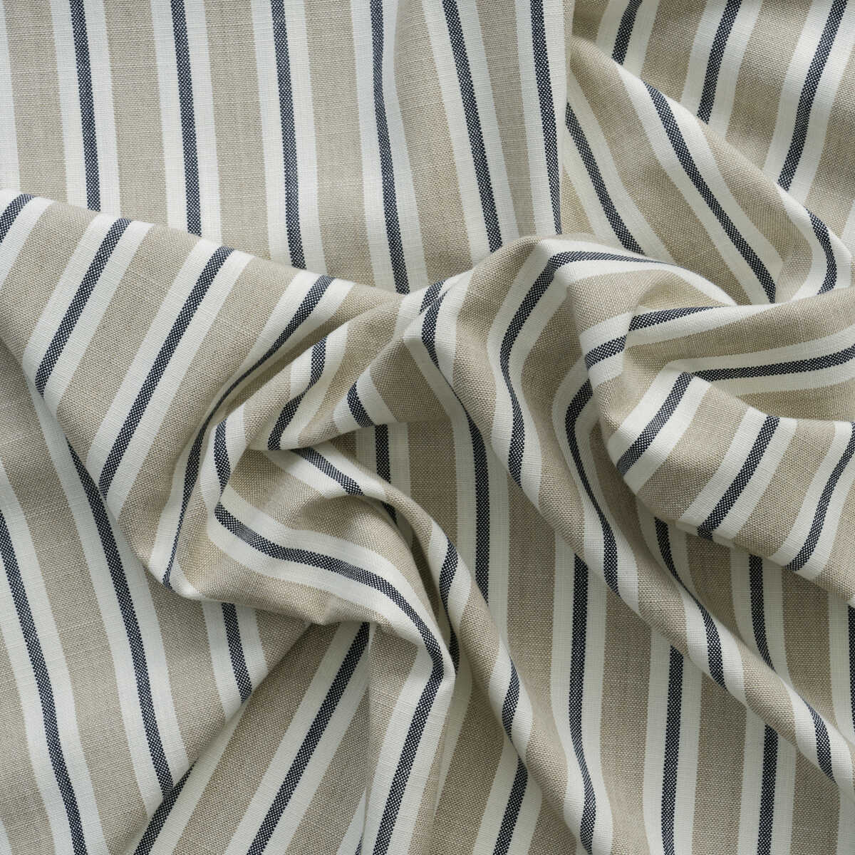 Coast - Sand/Navy - KRAVET COUTURE Fabric
