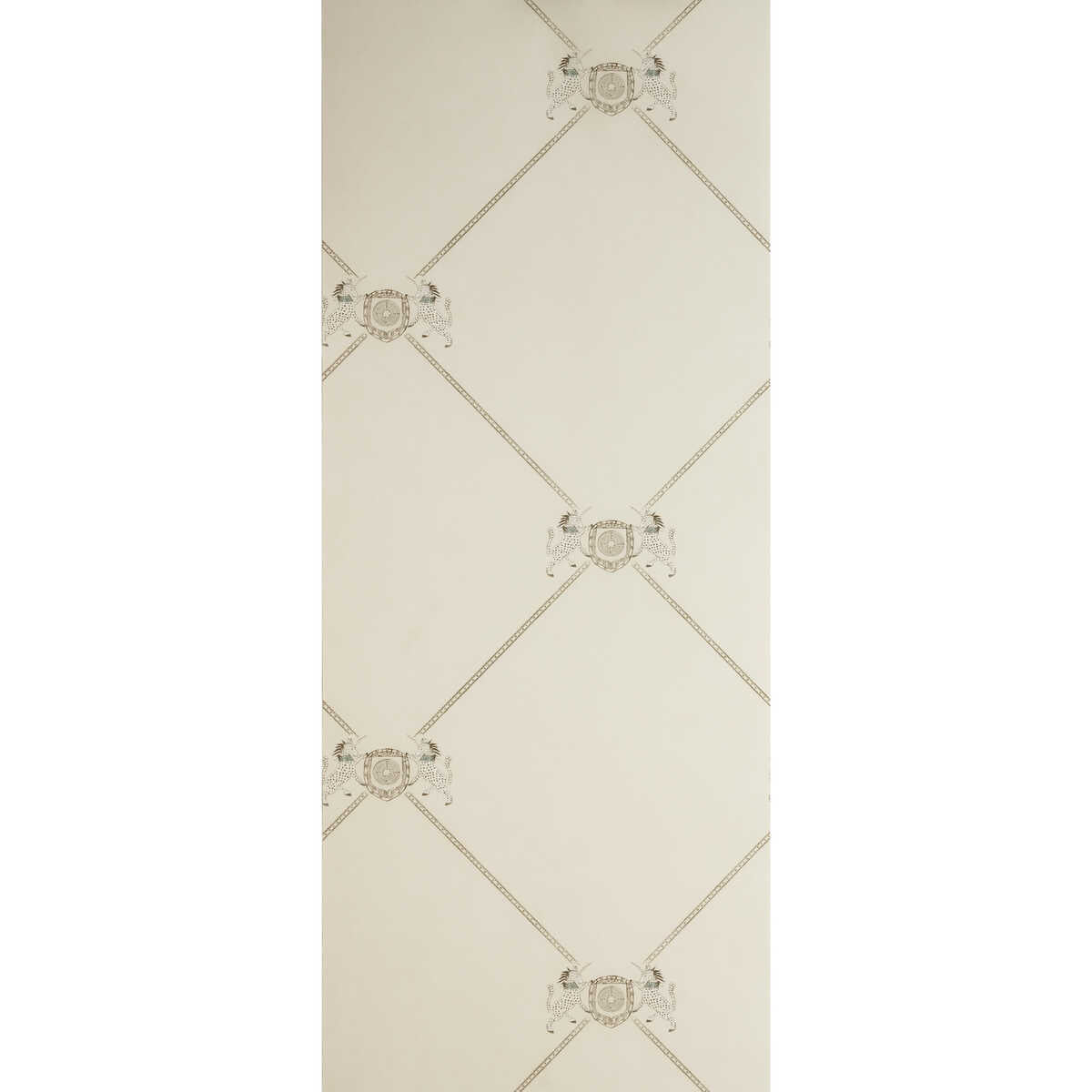 Unicorn - White - KRAVET COUTURE Wallpaper