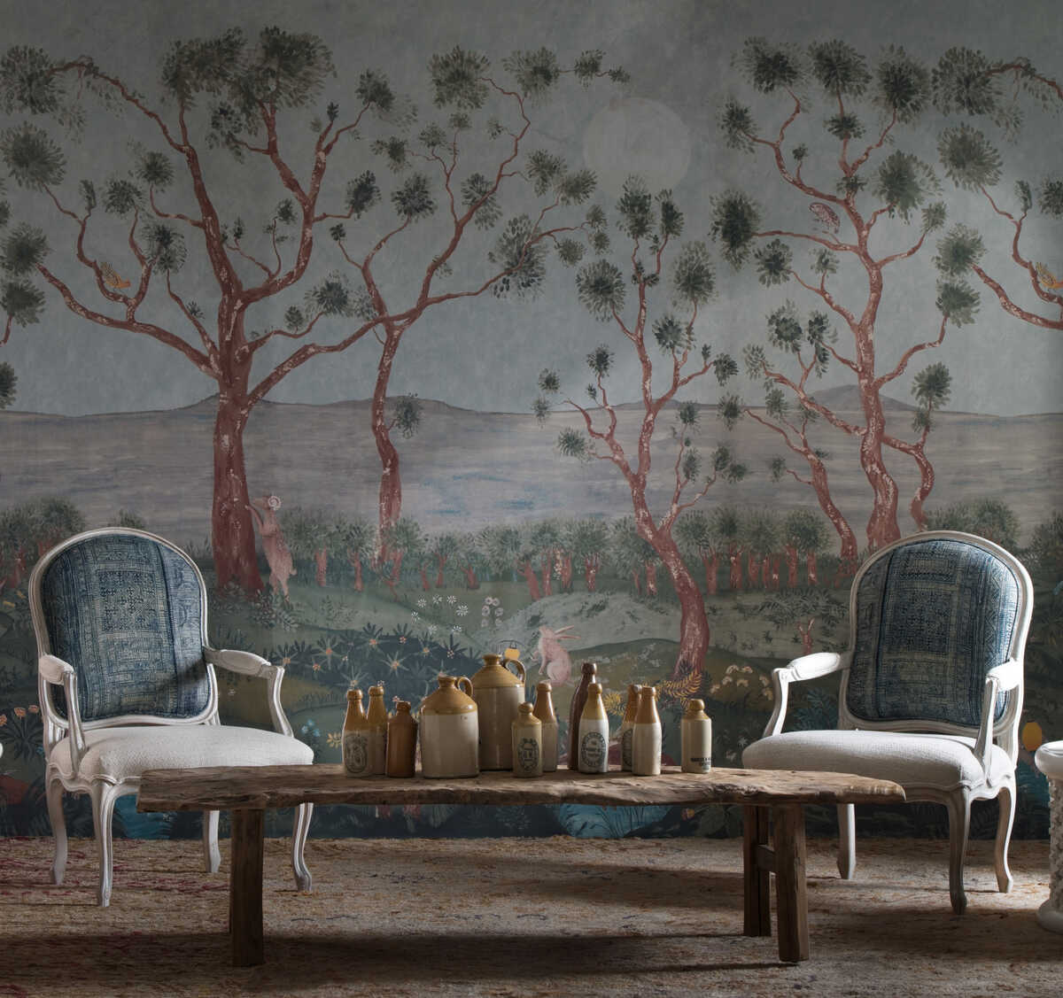 Lantern Parade - Midsummer - KRAVET COUTURE Wallpaper