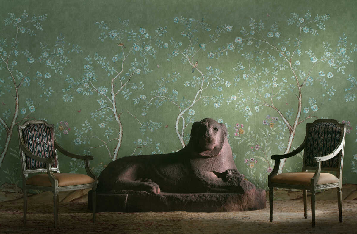 Songbird - Rain - KRAVET COUTURE Wallpaper