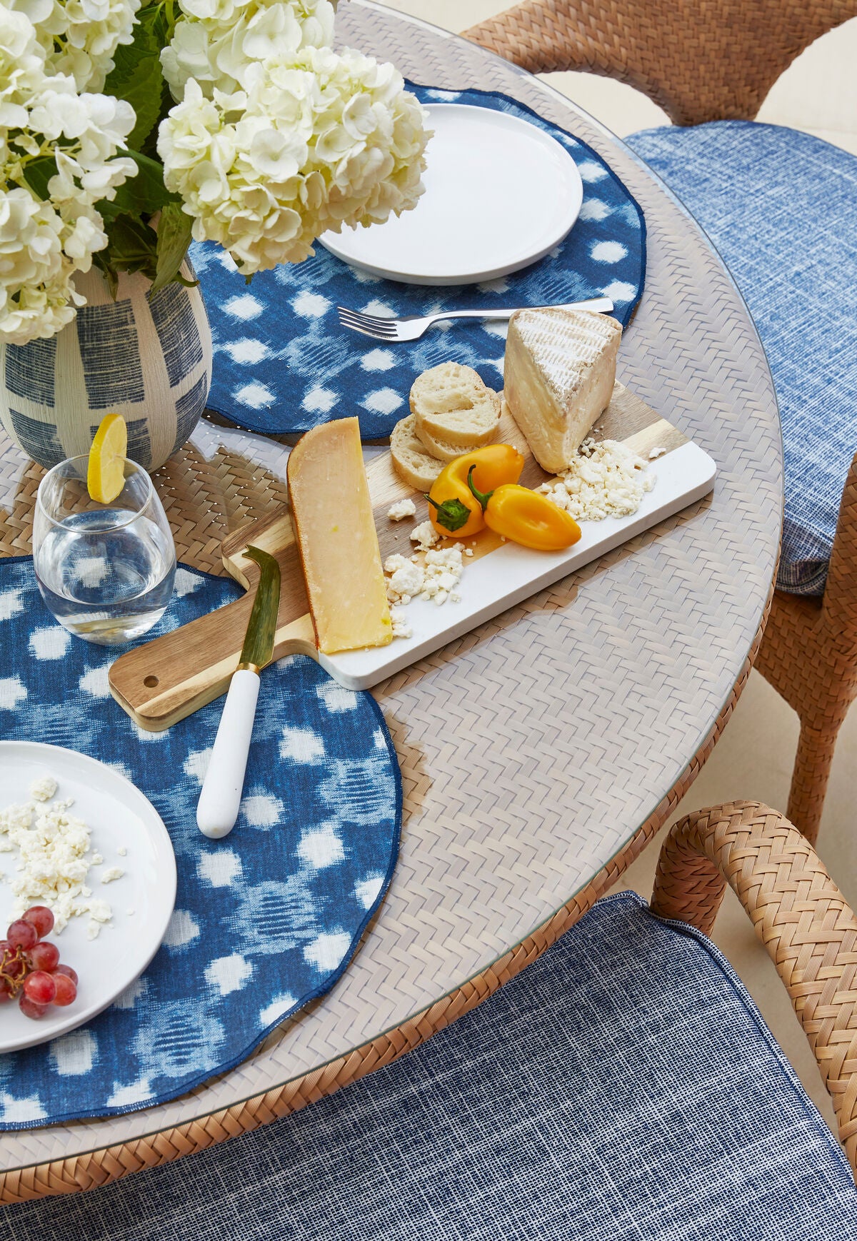 Anjuna - Marine - Kravet Couture Fabric
