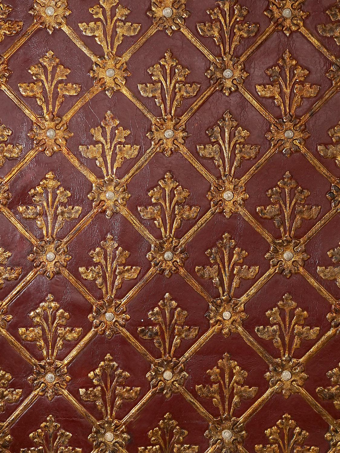 Cuir Resille - Red/Gold - Scalamandre Fabric
