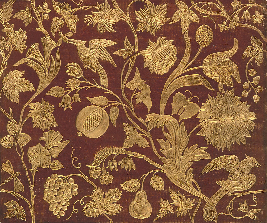 Cuir Eden - Red/Gold