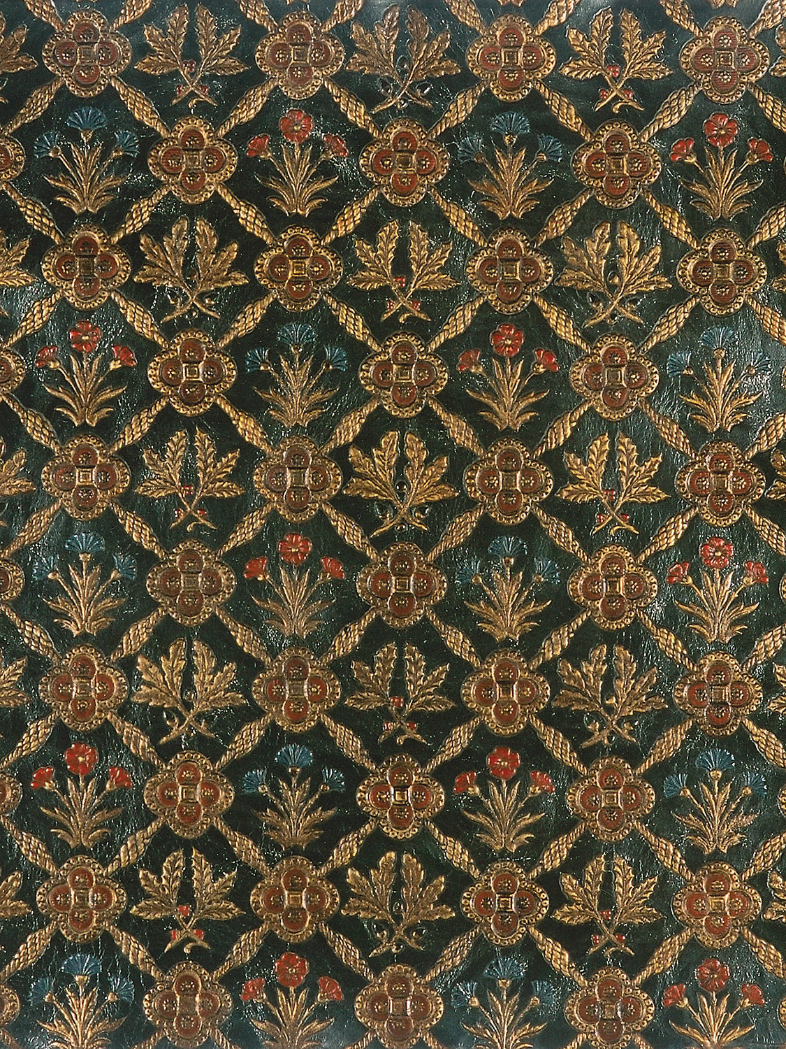 Cuir Chene - Green/Gold - Scalamandre Fabric