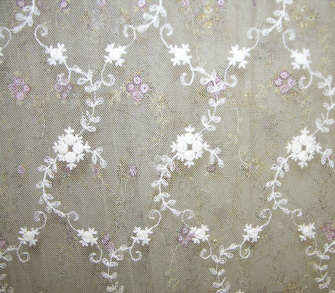 Florinette Sheer - Ecru - Scalamandre Fabric