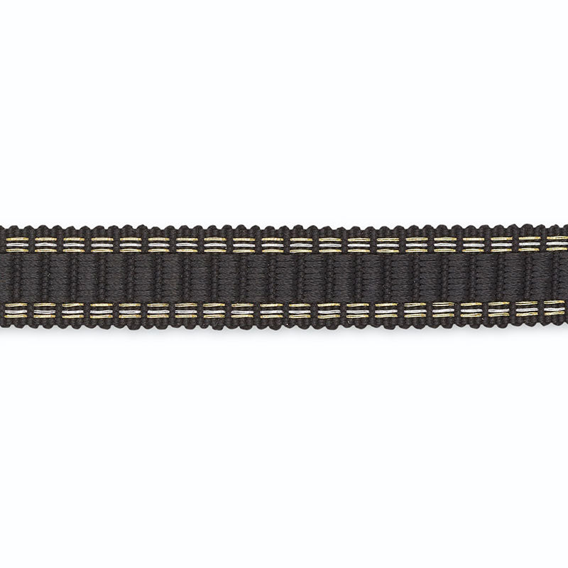DEVON-BRAID-ONYX-METALLIC-SCHUMACHER-B130-12 - Schumacher Trim
