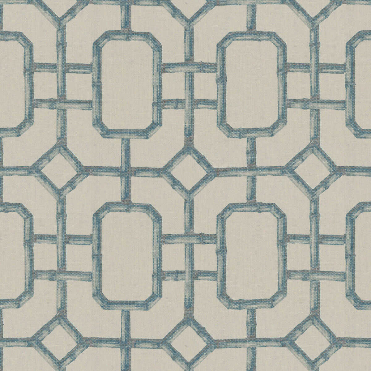Bambu Fret - Ciel - KRAVET COUTURE Fabric