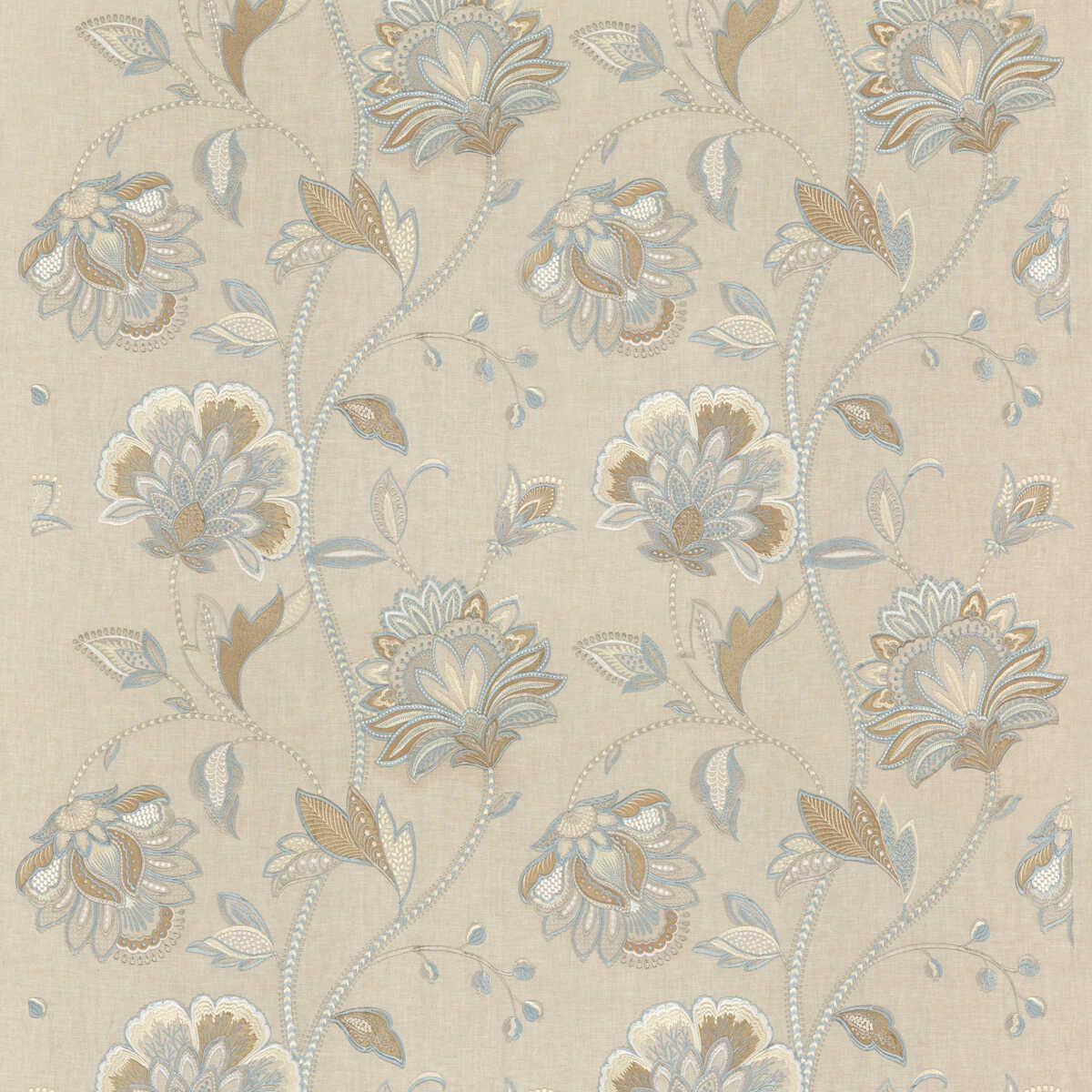 Ormesby - Soft Blue - G P & J BAKER Fabric