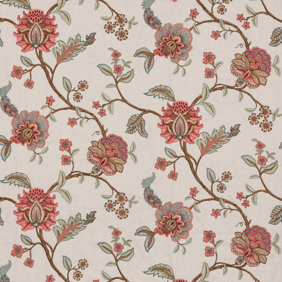 Sudbury - Red - G P & J BAKER Fabric
