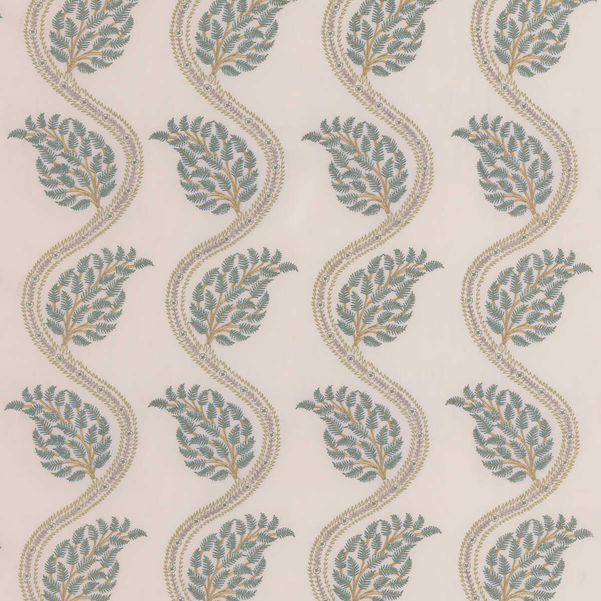 Filkins - Sage/Aqua - G P & J BAKER Fabric