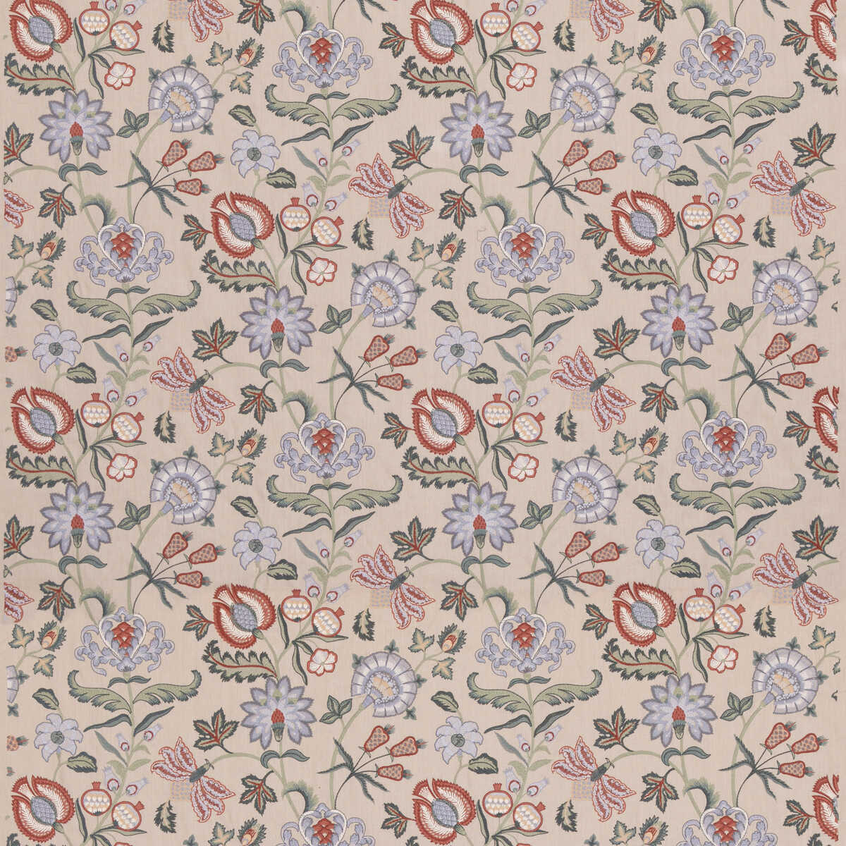 Snowhill - Green/Russet - G P & J BAKER Fabric