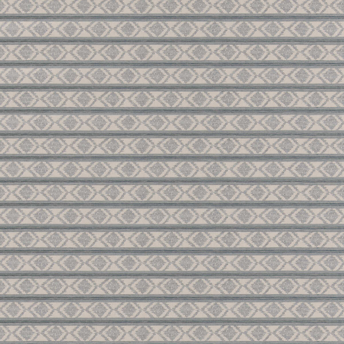 Burford Stripe - Blue - G P & J BAKER Fabric