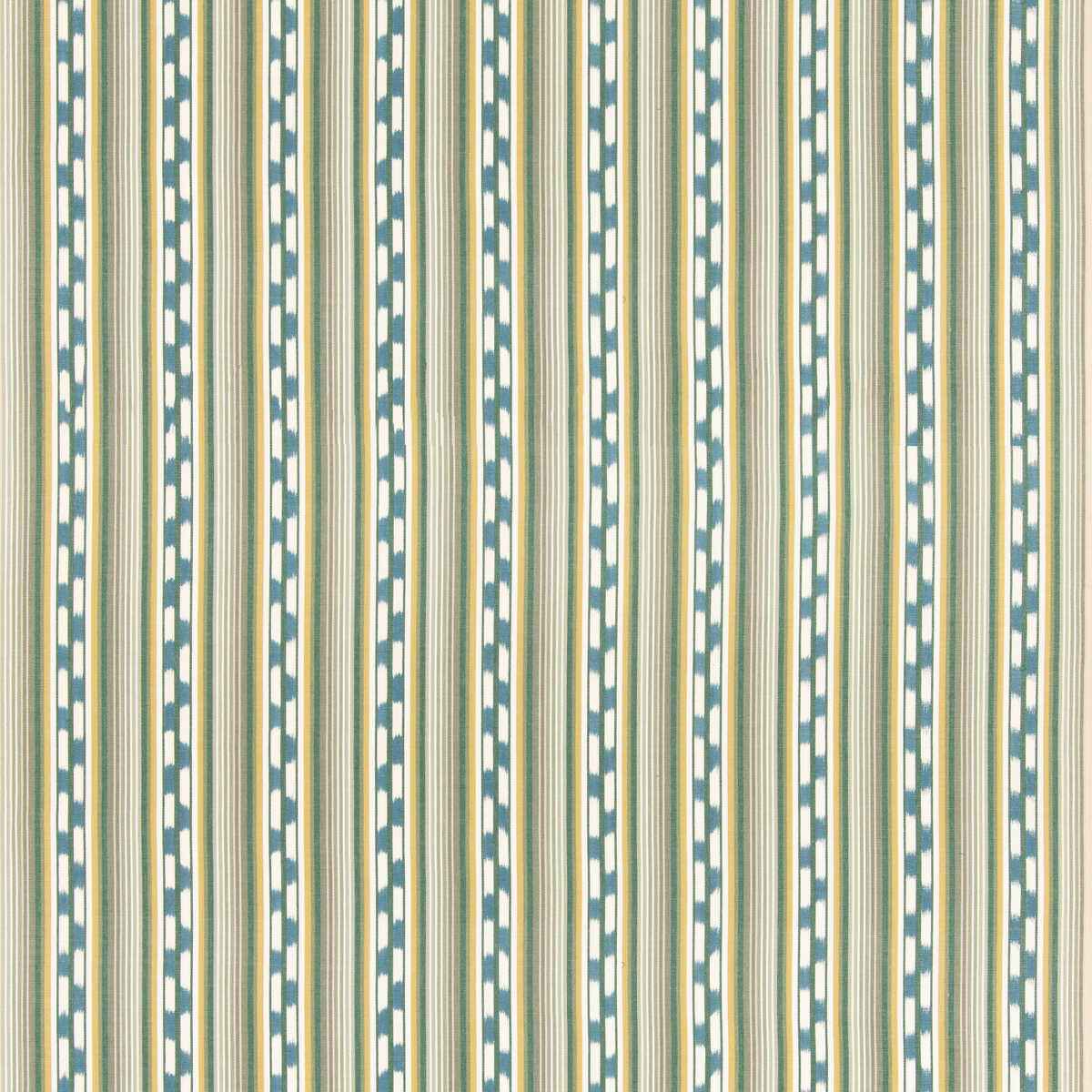 Bf1108130 Halki Stripe Emerald Blue G P J Baker Fabric