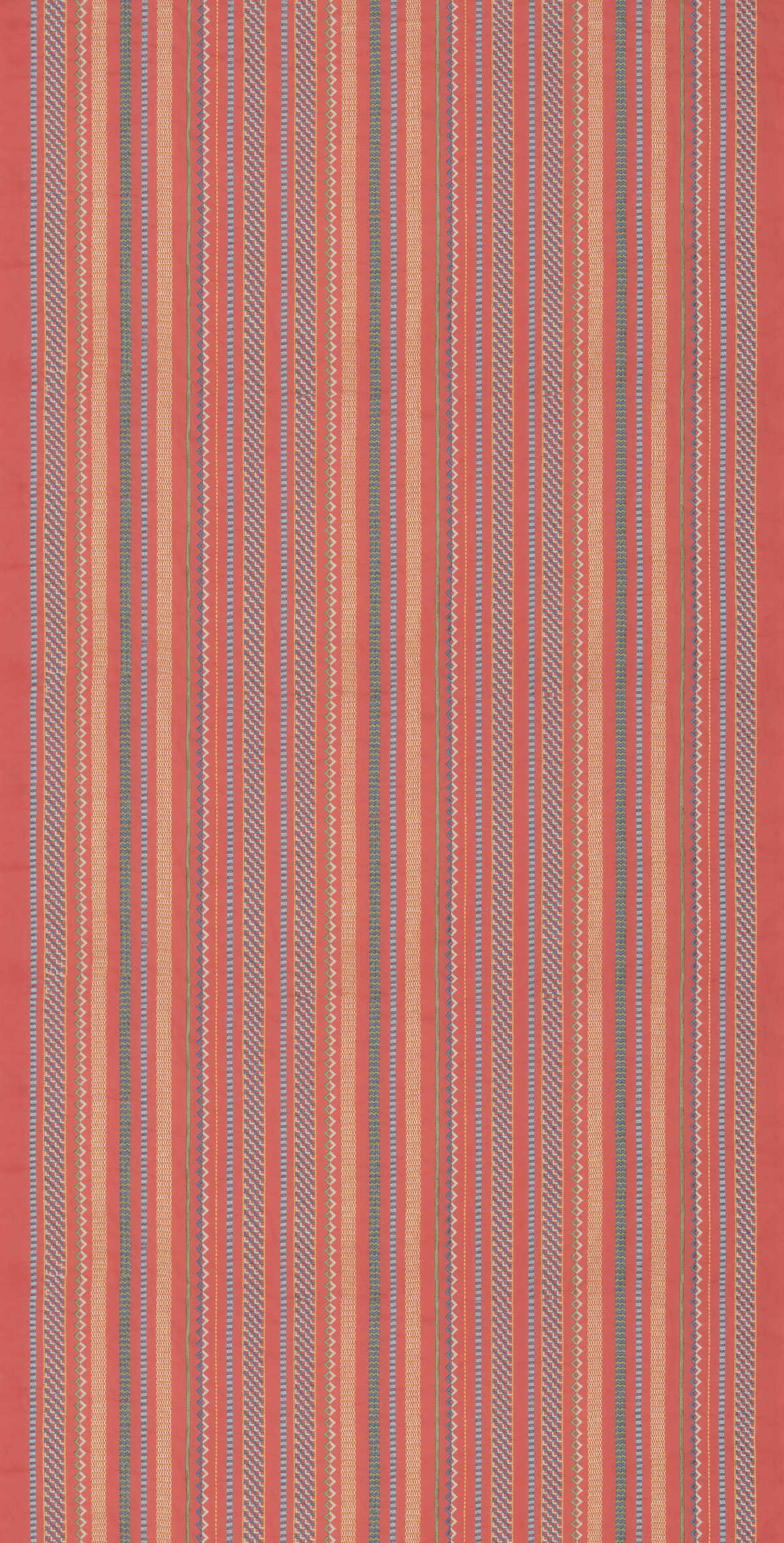 Tudor Stripe - Red - G P & J BAKER Fabric
