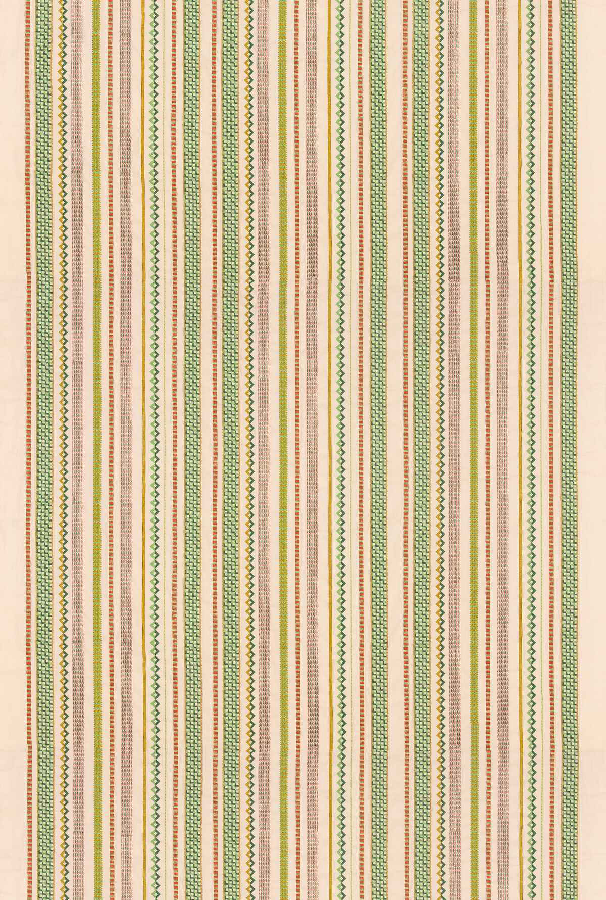 Bf1109740 Tudor Stripe Red Green G P J Baker Fabric