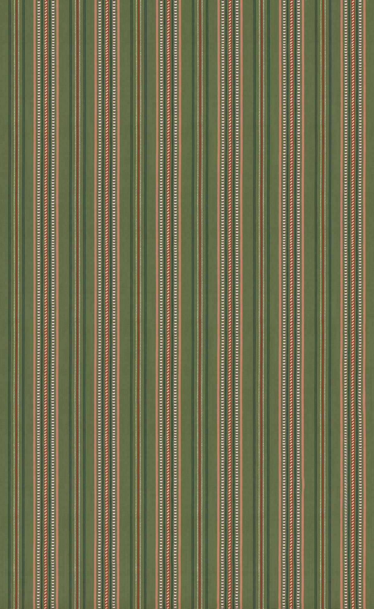 Rufus Stripe - Green - G P & J BAKER Fabric