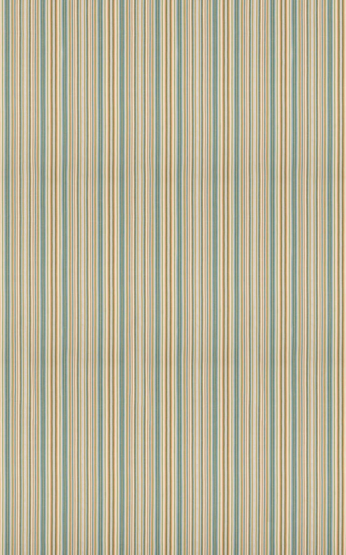 Luna Stripe - Blue/Green - G P & J BAKER Fabric