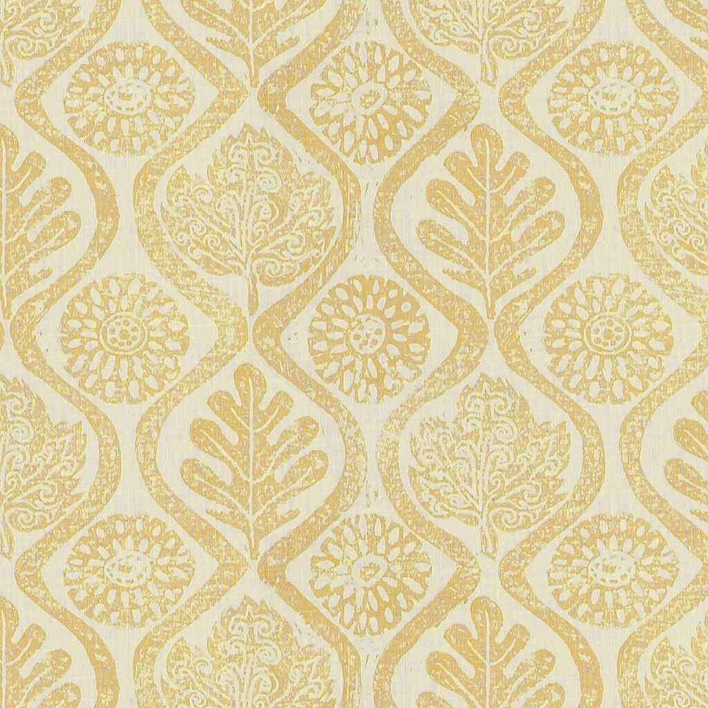 Bfc3514140 Oakleaves Yellow Lee Jofa Fabric