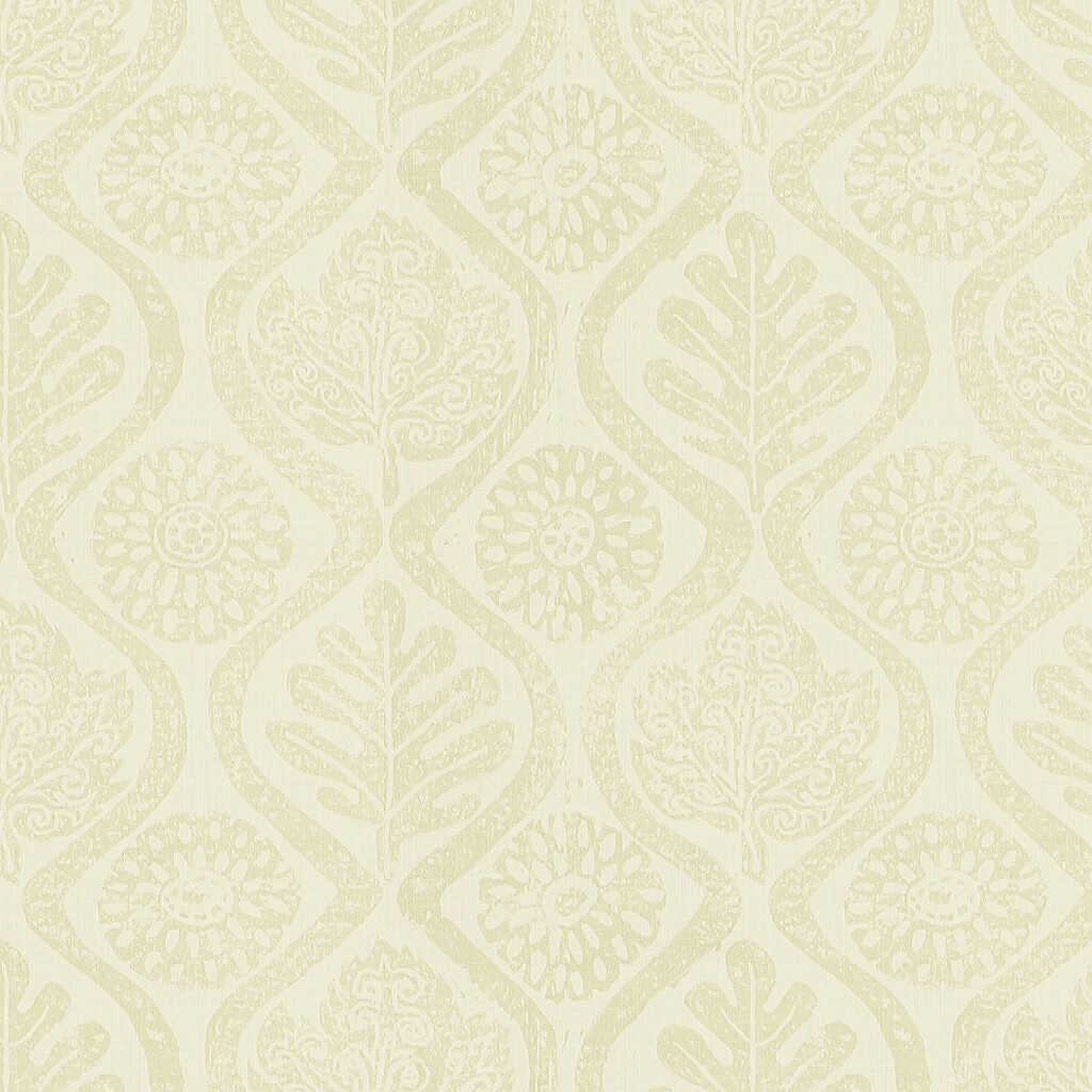 Oakleaves - Beige - LEE JOFA Fabric