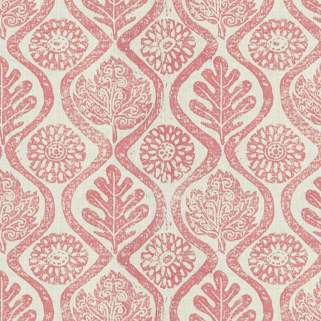 Oakleaves - Pink - LEE JOFA Fabric