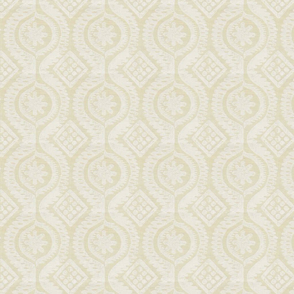 Damask - White - LEE JOFA Fabric