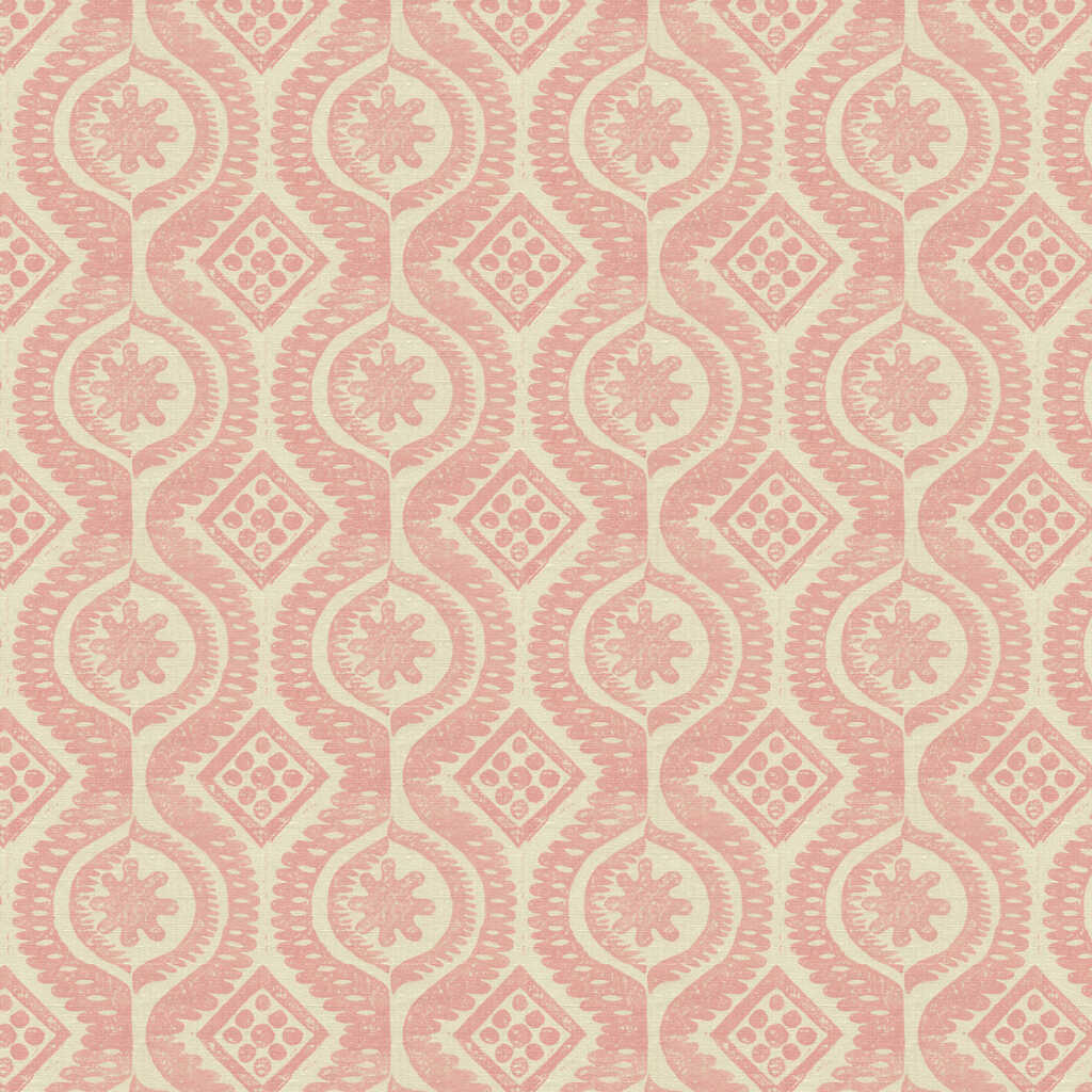 Damask - Pink - LEE JOFA Fabric